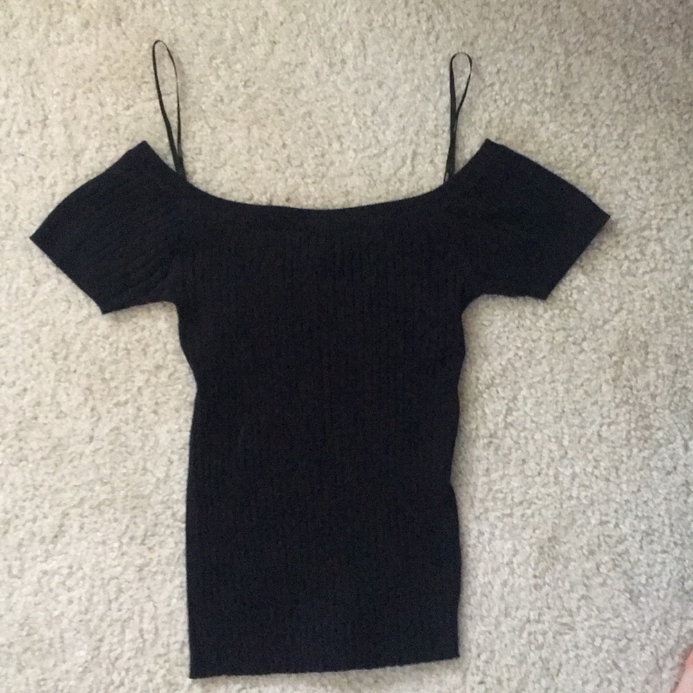 Forever 21 black off the shoulder top